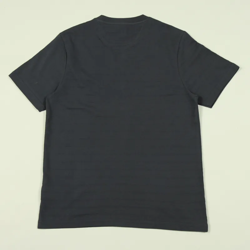 Farah Buster Pique Stripe T-Shirt - True Navy-2